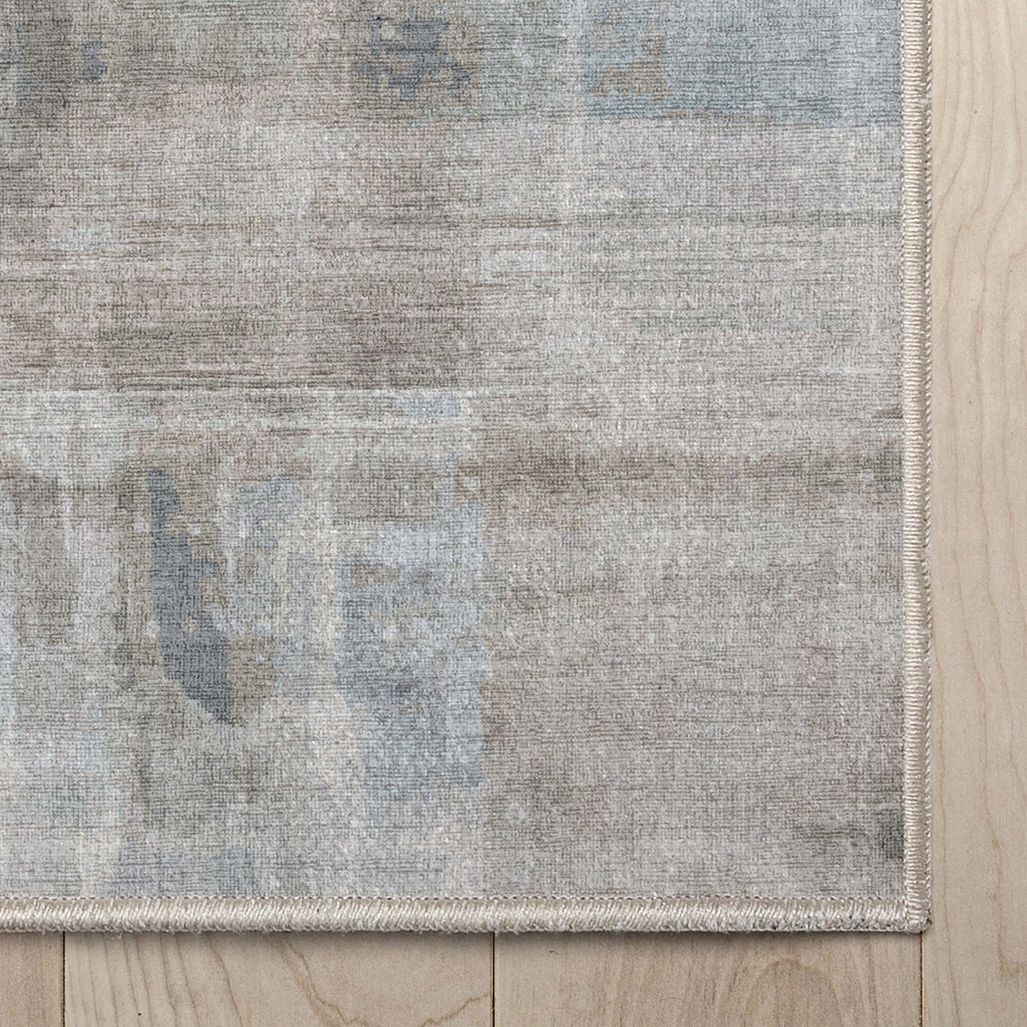 Abstract Toronto Gray Blue Rug W-AB-32B