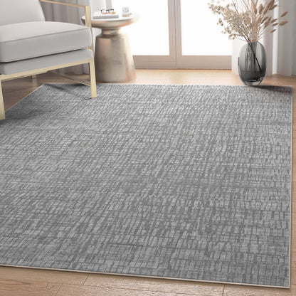 Abstract Nightscape Gray Rug W-AB-39E