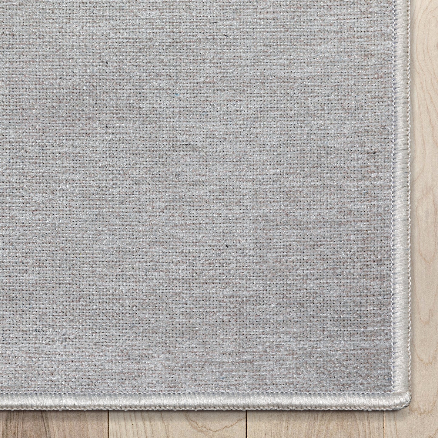 Apollo White Sprinkles Donut Ivory Black Rug W-AP-08B