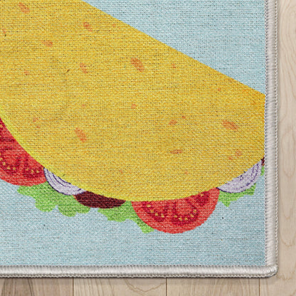 Apollo Multi Tacos Multi Blue Rug W-AP-10B