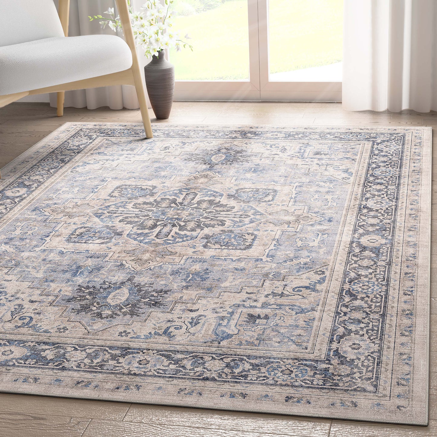 Apollo Tirana Blue Rug W-AP-28B