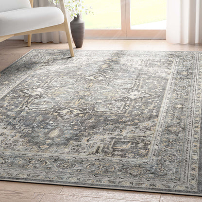 Apollo Tirana Dark Grey Rug W-AP-28C