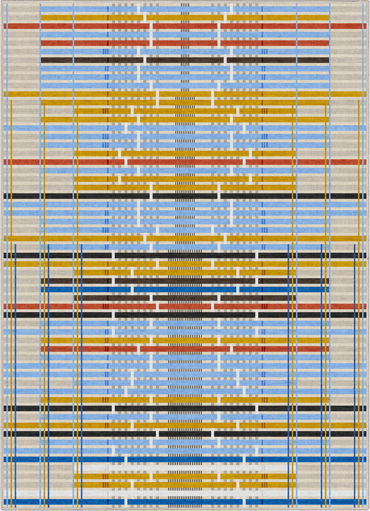 Unraveling Stories by Giorgia Lupi  Multi Rug W-AP-60A