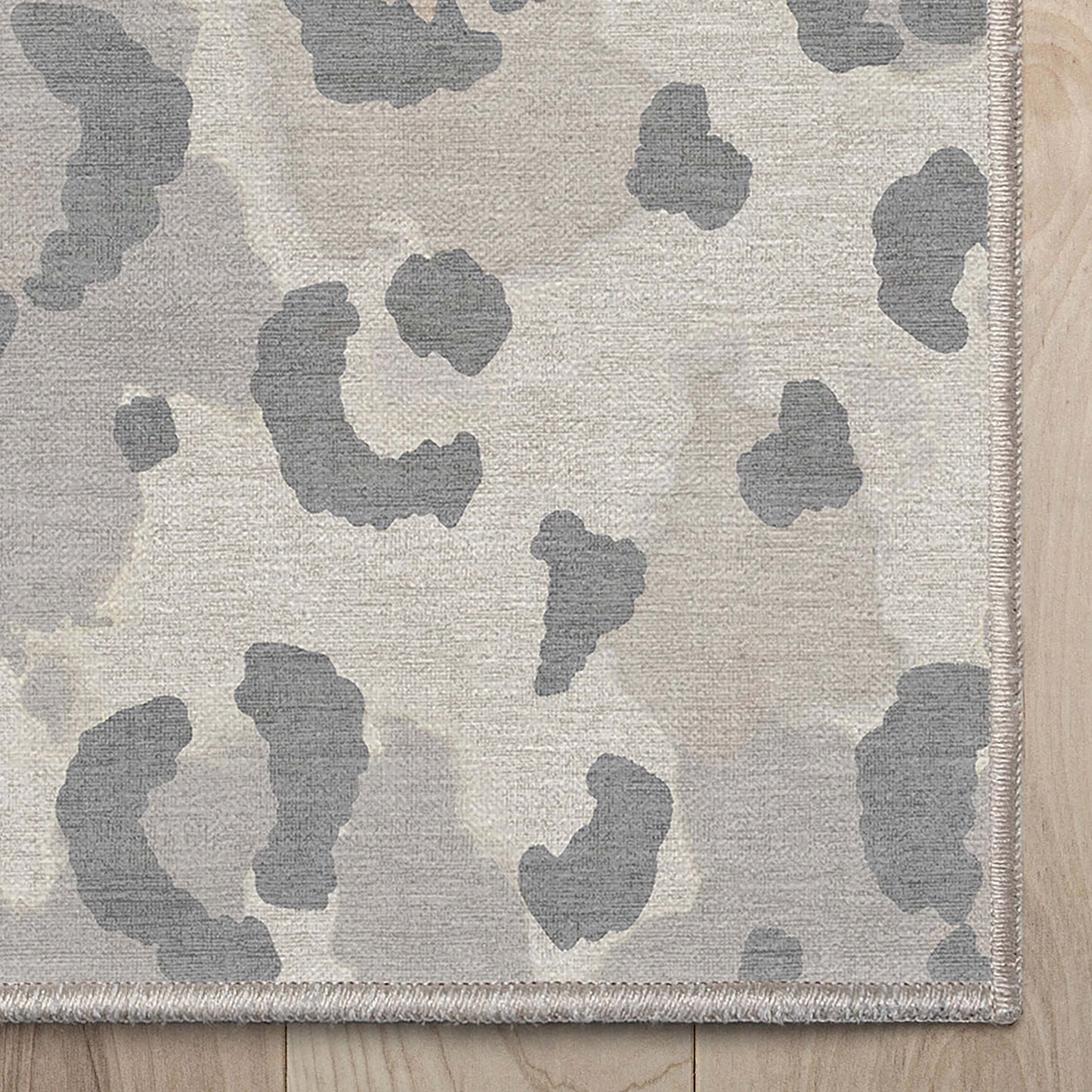 Animal Prints Leopard Gray Brown Rug W-APT-01G