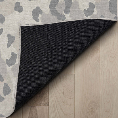 Animal Prints Leopard Gray Brown Rug W-APT-01G