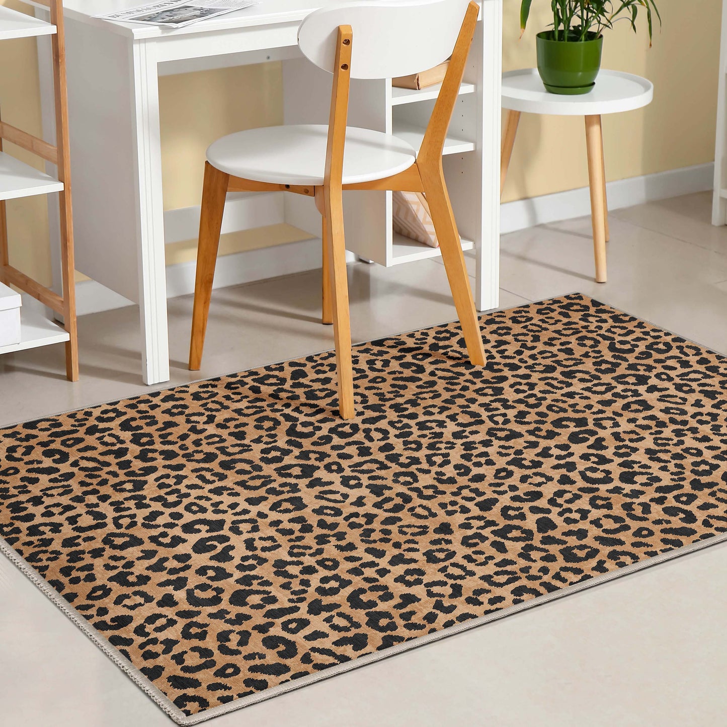 Animal Prints Leopard Brown Rug W-APT-02B