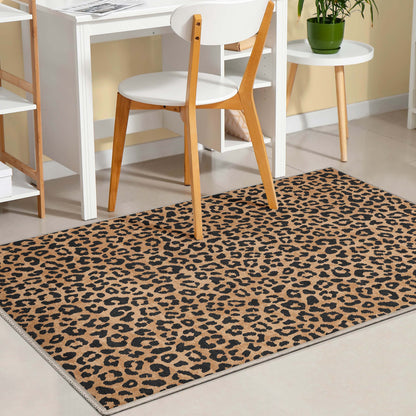 Animal Prints Leopard Brown Rug W-APT-02B