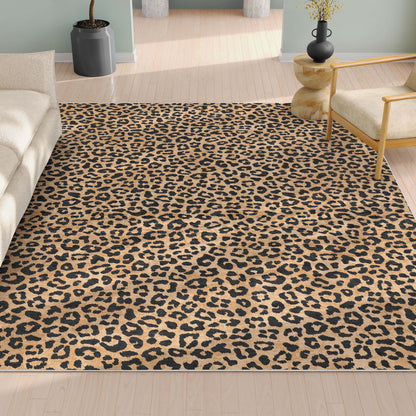 Animal Prints Leopard Brown Rug W-APT-02B