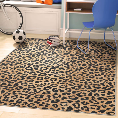 Animal Prints Leopard Brown Rug W-APT-02B