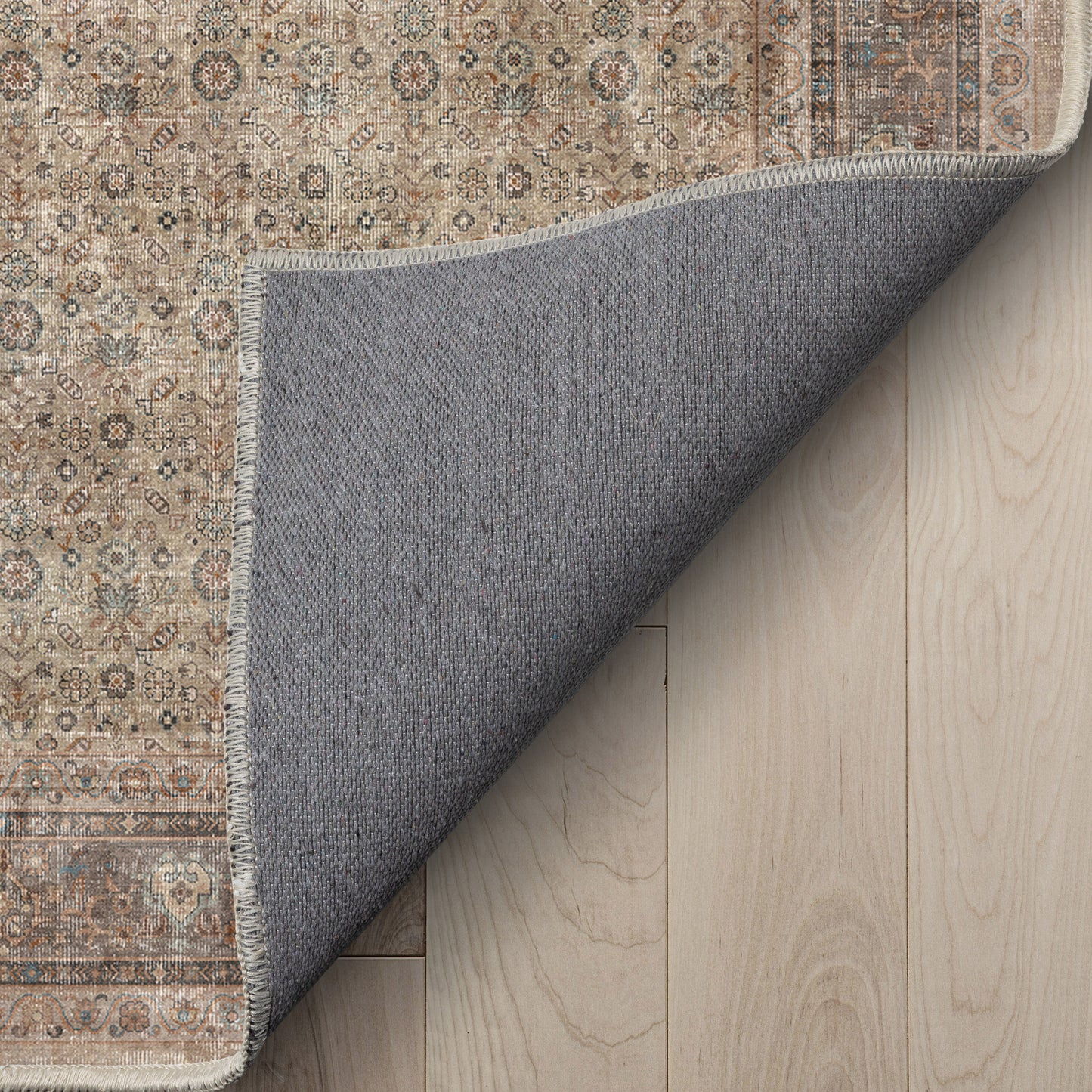 Asha Lilith Beige Brown Rug W-AS-06A