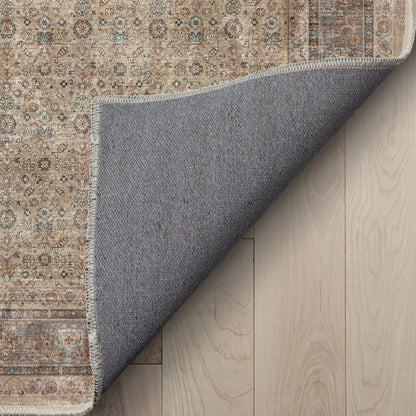 Asha Lilith Beige Brown Rug W-AS-06A