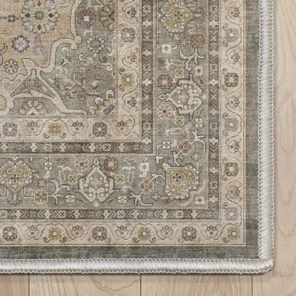 Asha Lilith Grey Beige Rug W-AS-06B