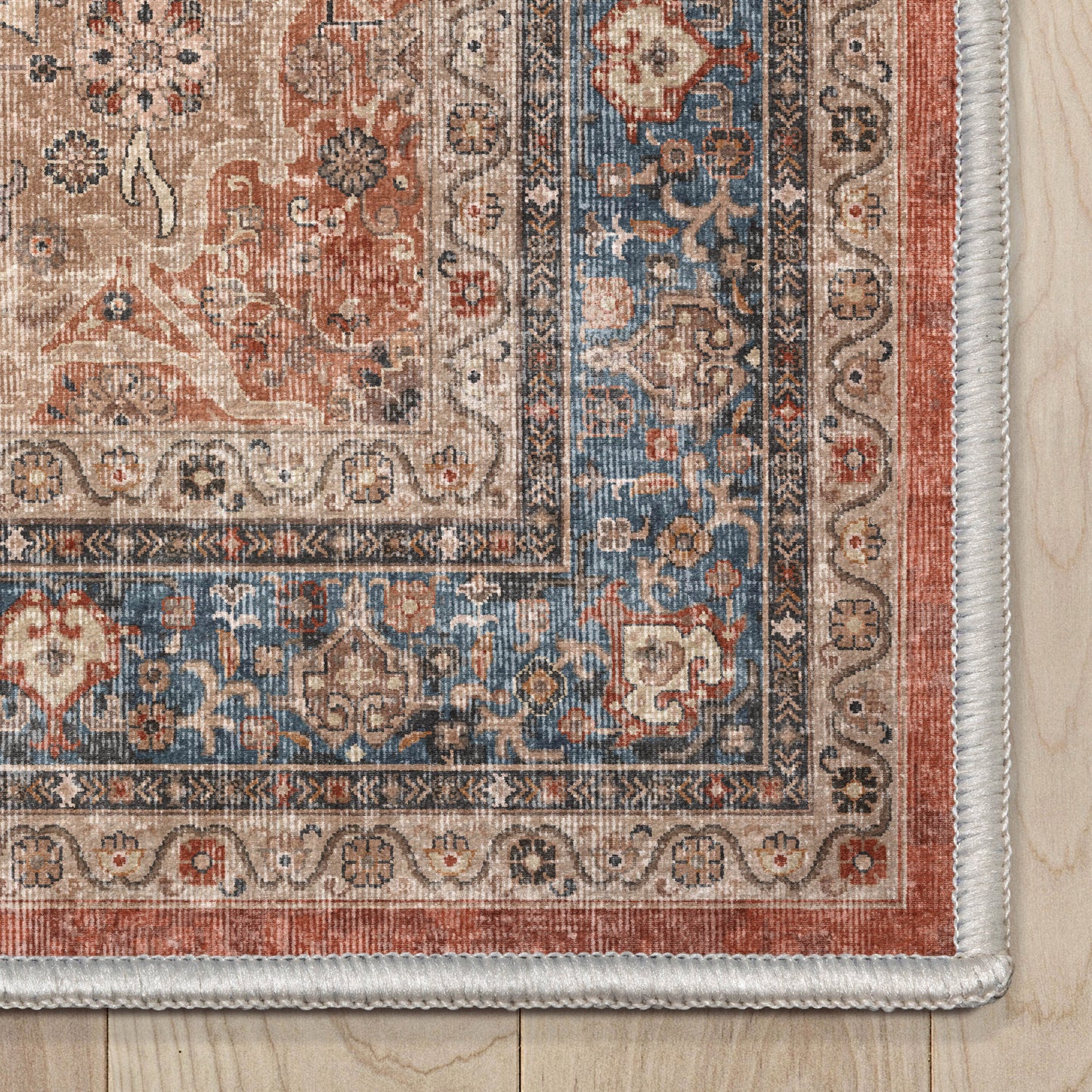 Asha Lilith Red Blue Rug W-AS-06E