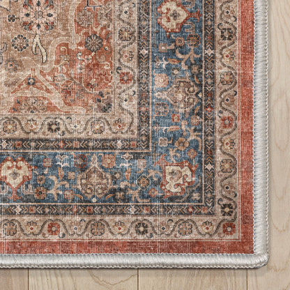 Asha Lilith Red Blue Rug W-AS-06E
