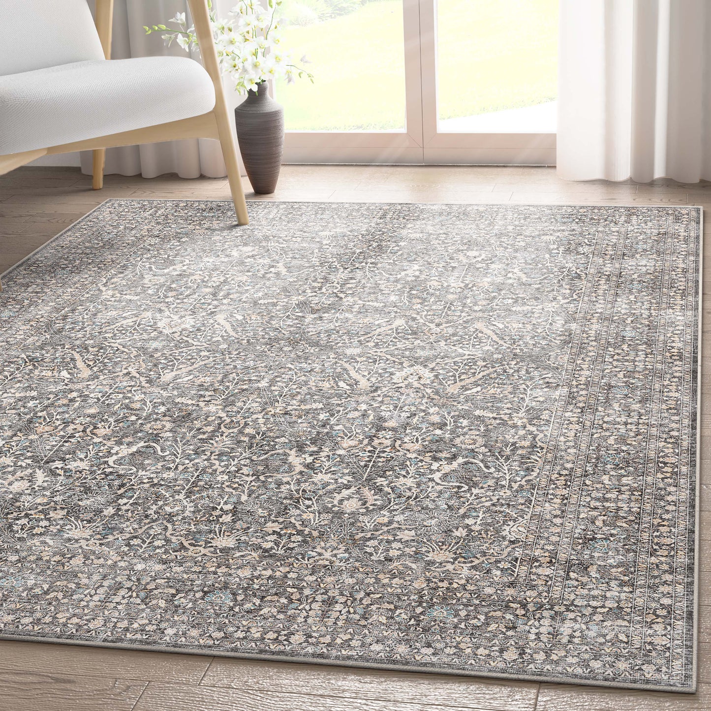 Asha Isolde Gray Rug W-AS-08A