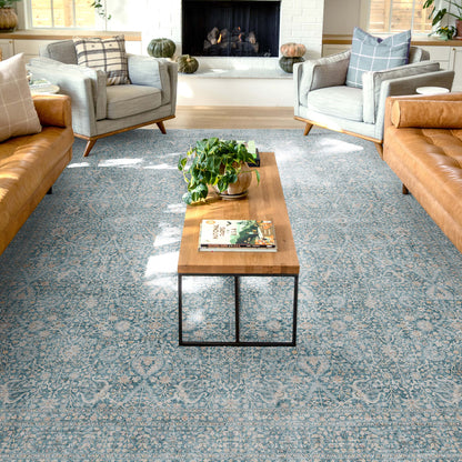 Asha Isolde Blue Rug W-AS-08C