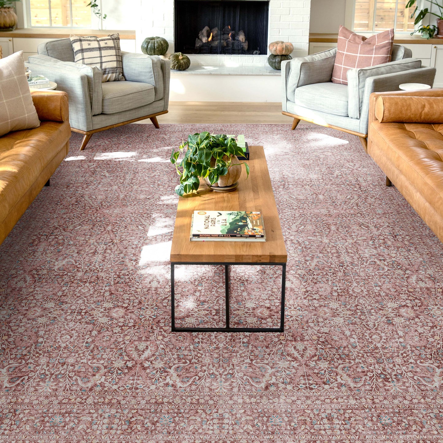 Asha Isolde Red Rug W-AS-08E