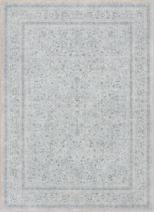 Asha Beirut Blue Flat-Weave Rug W-AS-14B
