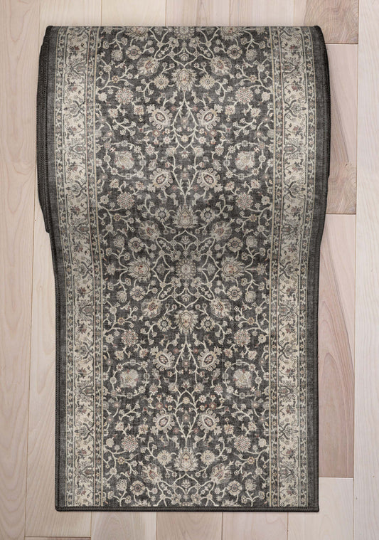 Asha Rome Black Roll Runner W-AS-22E