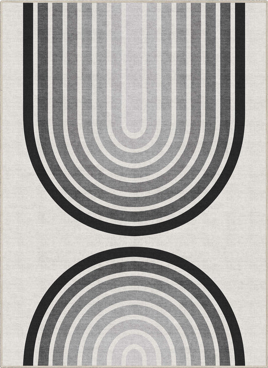 Apollo Duo Arch White Rug W-GEO-06B
