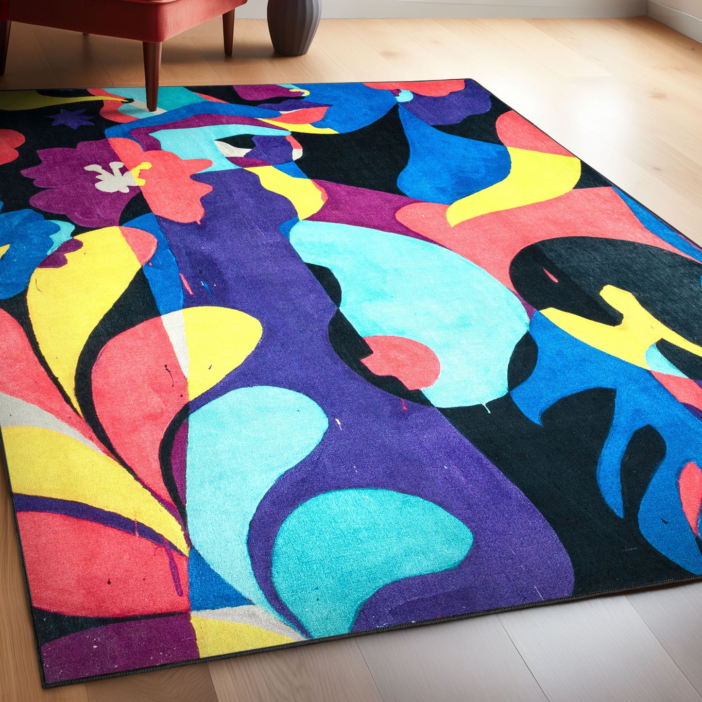 Misha Collection-The Sunday Jungle A Room With a View Multi Rug W-MS-01A