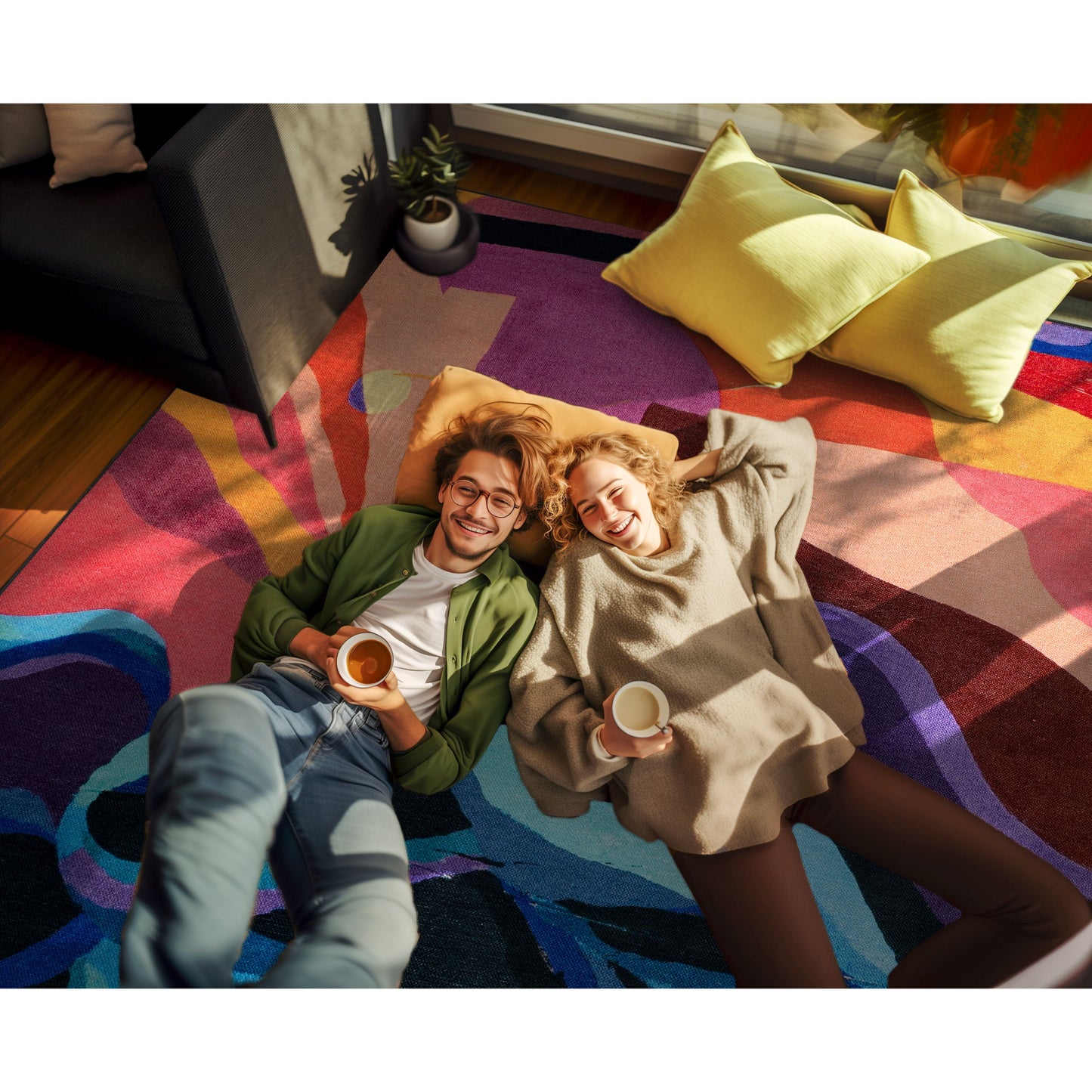 Misha Collection-The Sunday Jungle Aubade Multi Rug W-MS-02A