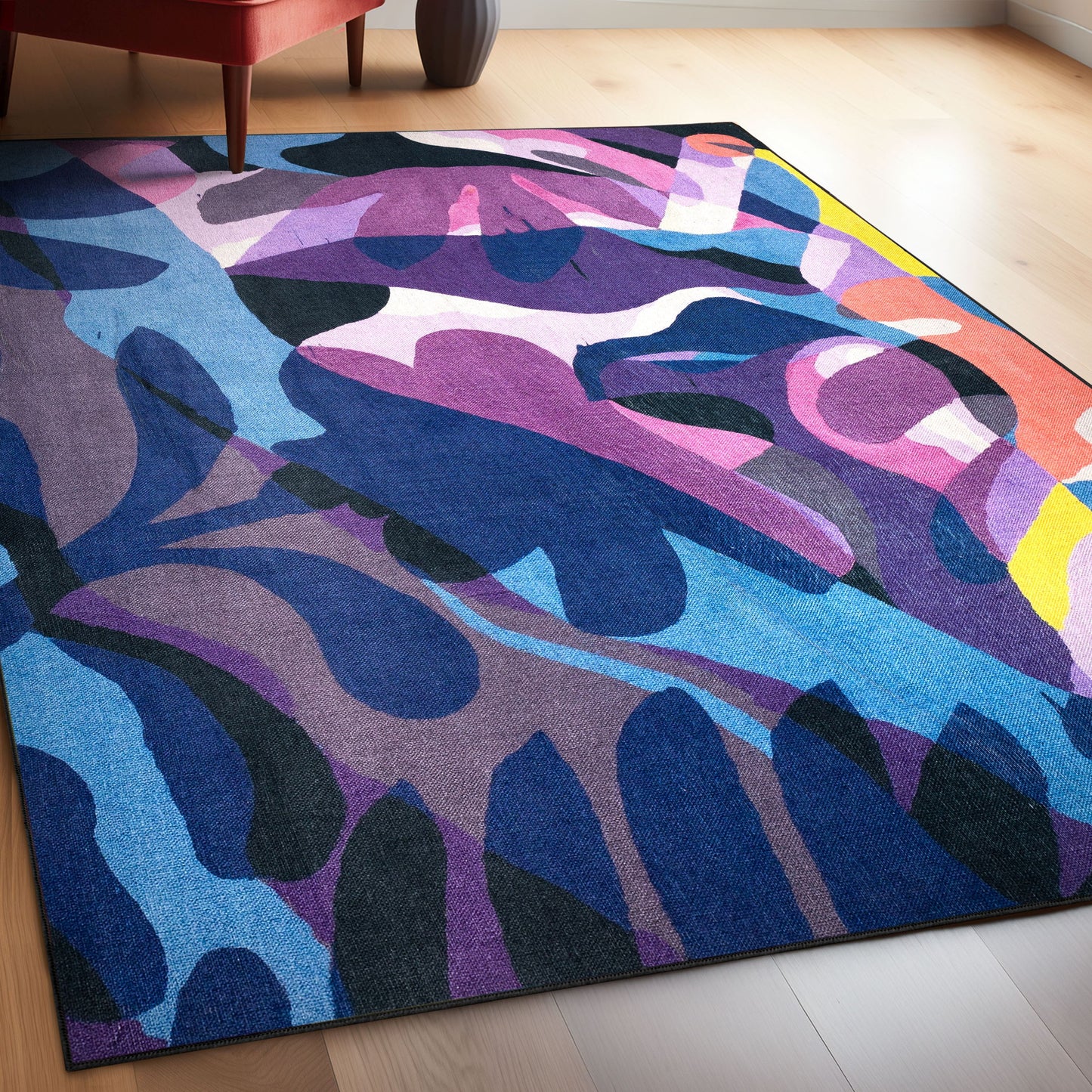 Misha Collection-The Sunday Jungle Nocturne Multi Rug W-MS-06A