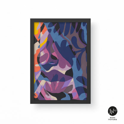 Misha Collection-The Sunday Jungle Nocturne Multi Rug W-MS-06A