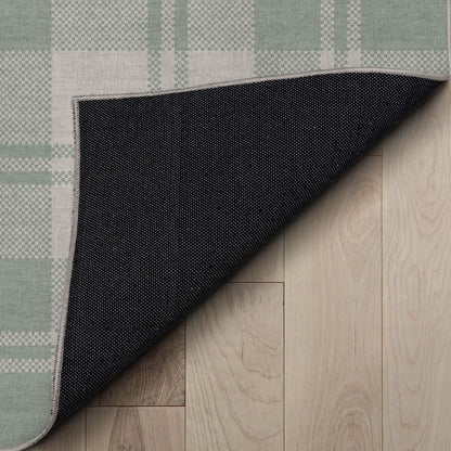 Apollo Plaid Green Rug W-PLD-01H