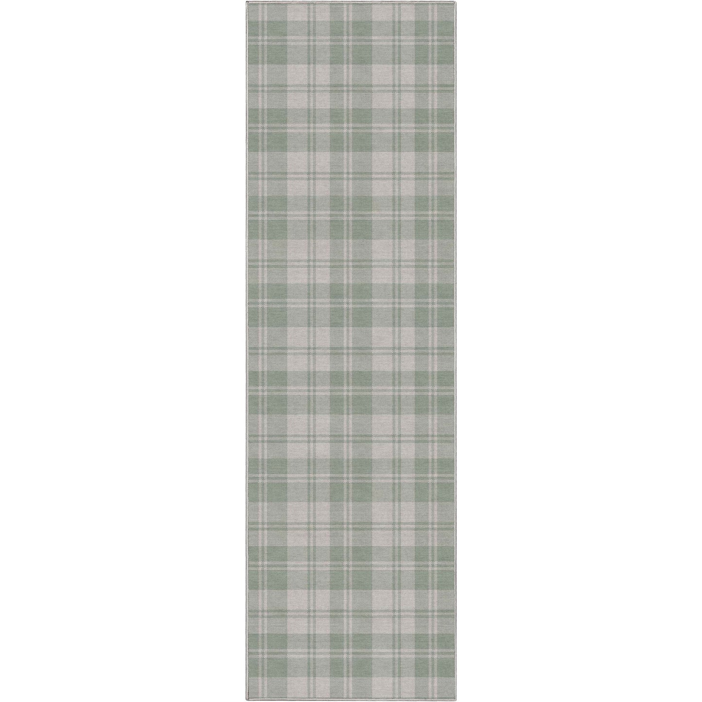 Apollo Plaid Green Rug W-PLD-01H