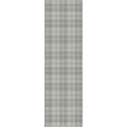 Apollo Plaid Green Rug W-PLD-01H