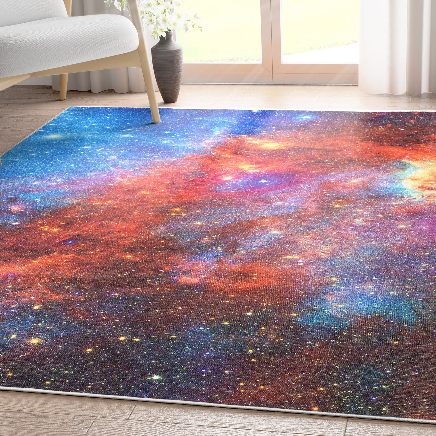 Celestial Space Supernova Multi Color Rug W-SP-01A