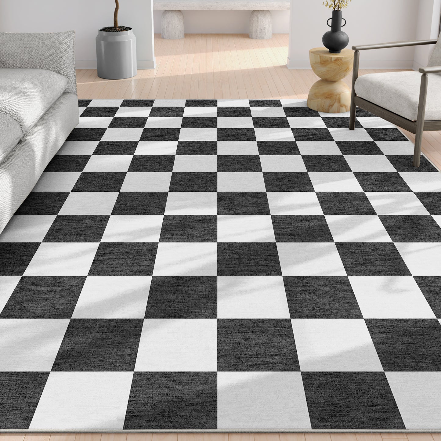 Apollo Square Black Rug W-SQR-01A