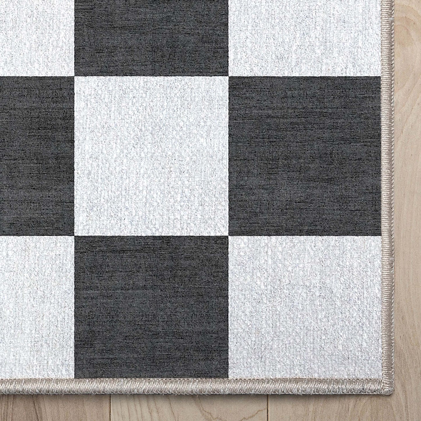 Apollo Square Black Rug W-SQR-01A