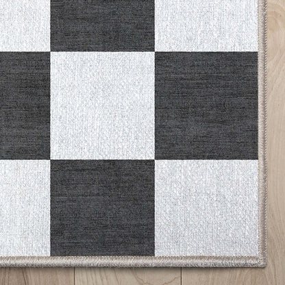 Apollo Square Black Rug W-SQR-01A