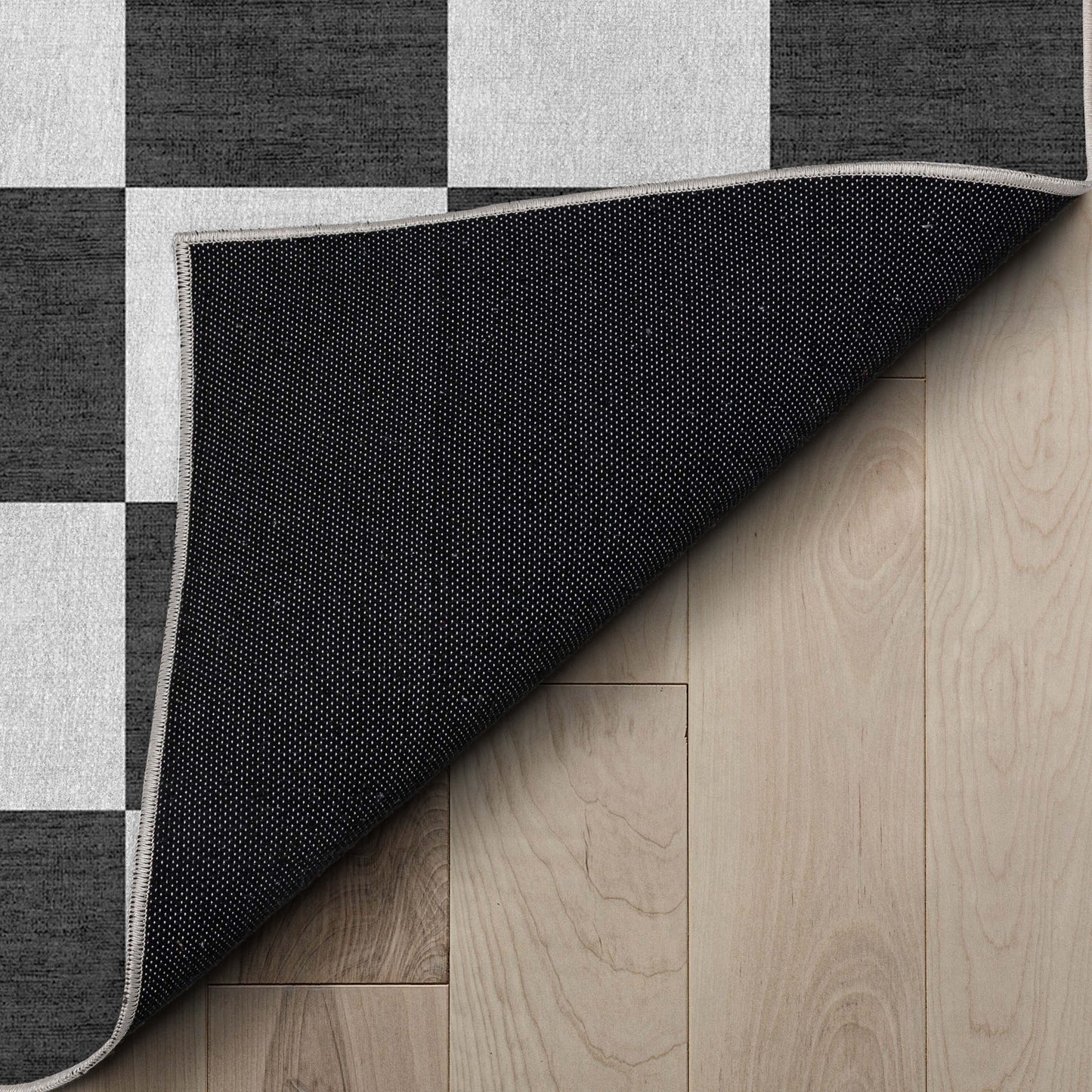 Apollo Square Black Rug W-SQR-01A