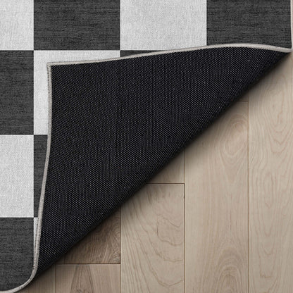 Apollo Square Black Rug W-SQR-01A