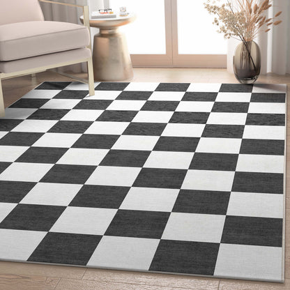 Apollo Square Black Rug W-SQR-01A