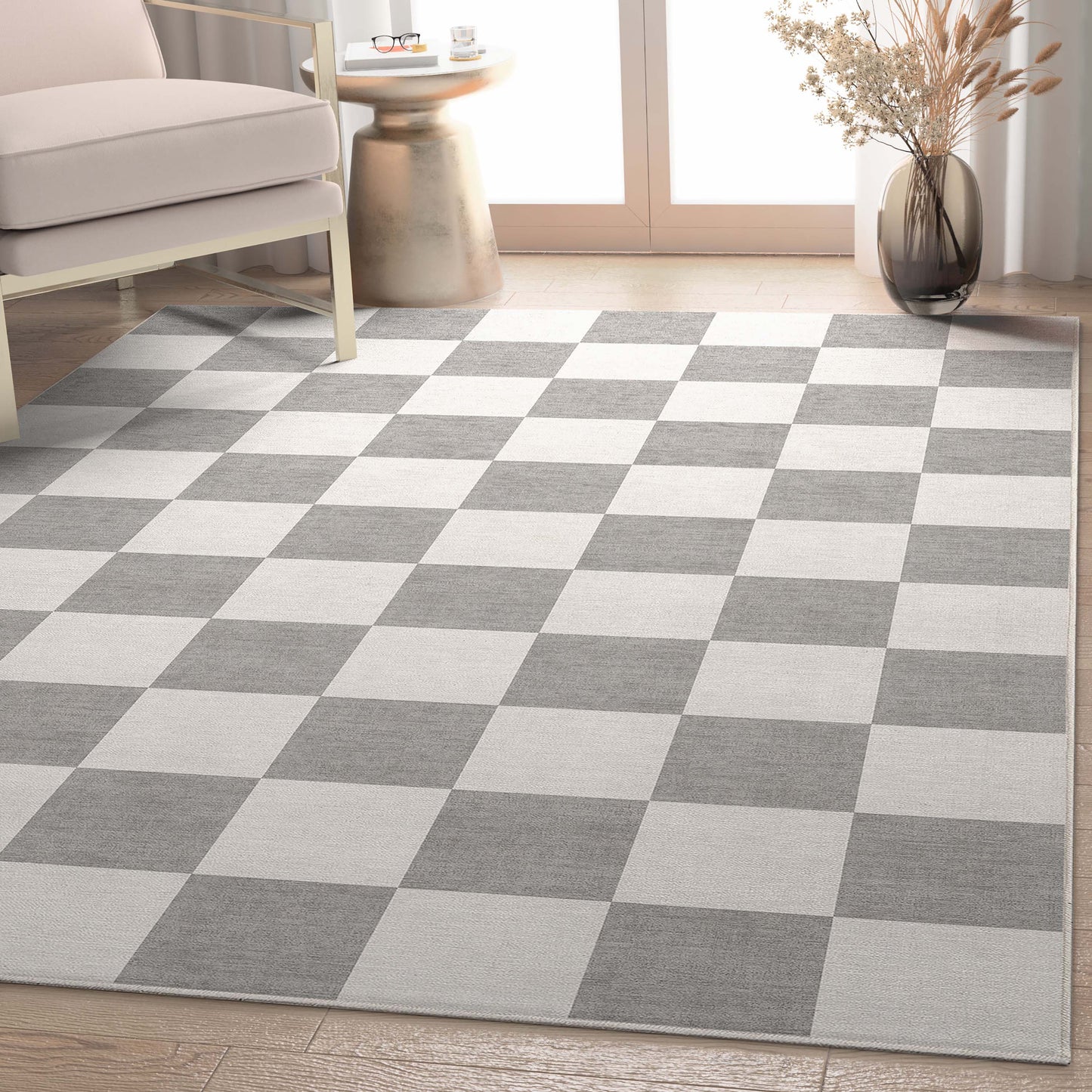 Apollo Square Grey Rug W-SQR-01C