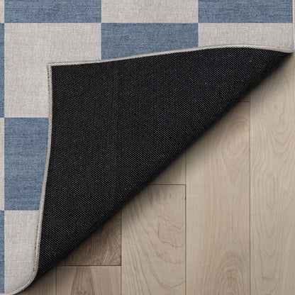 Apollo Square Blue Rug W-SQR-01F