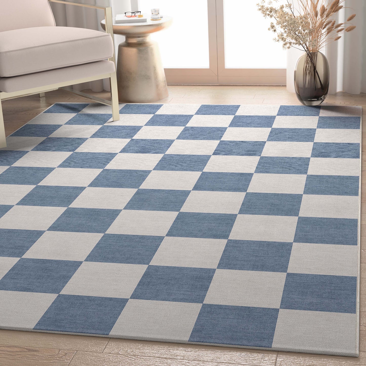 Apollo Square Blue Rug W-SQR-01F