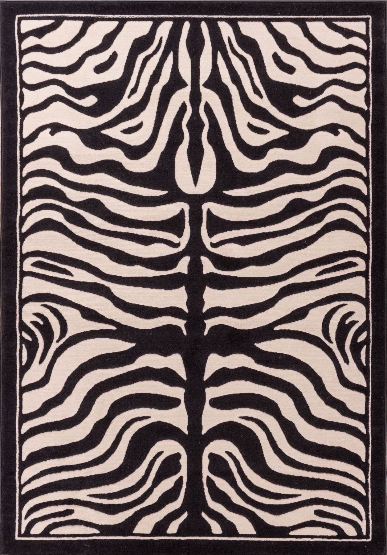 Zebra Ivory Modern Rug 1802
