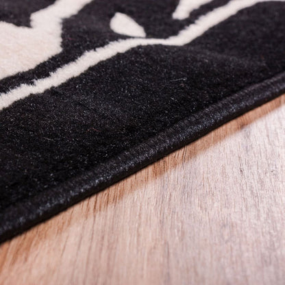 Zebra Ivory Modern Rug 1802