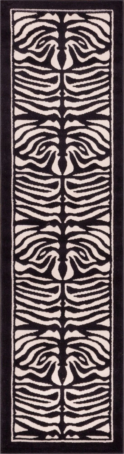 Zebra Ivory Modern Rug 1802