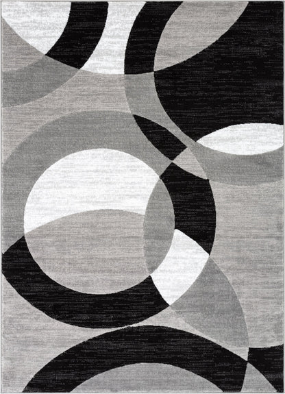 Bingo Grey Geometric Rug 1948