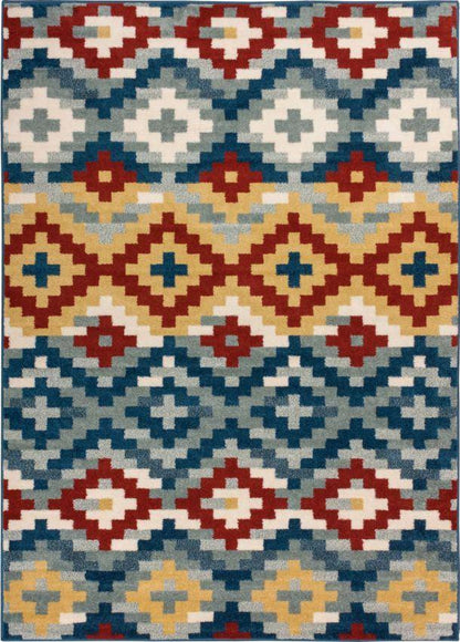 Azteca Works Blue Southwestern Rug 2022