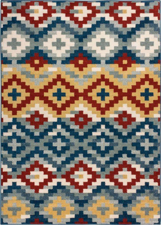 Azteca Works Blue Southwestern Rug 2022