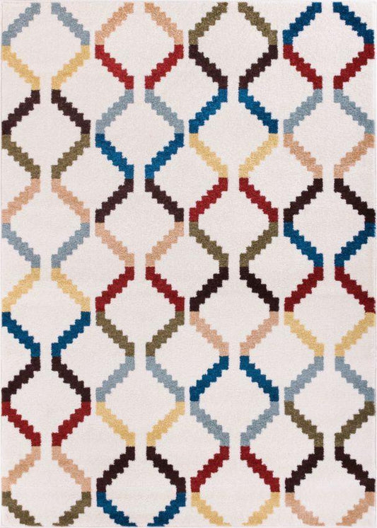 Moroccan Trellis Multi Modern Rug 2081