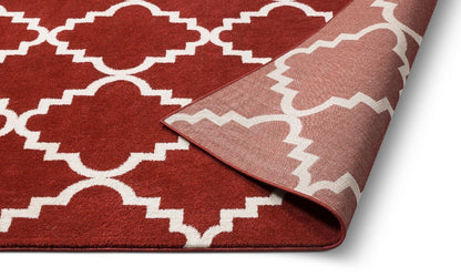 Sydney Lulus Lattice Teracotta Modern Rug 2109