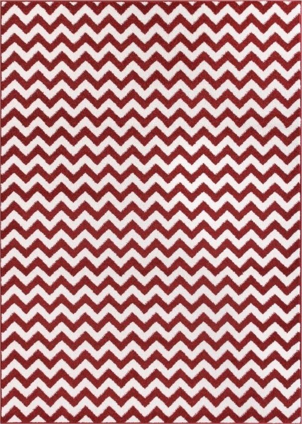 Eli Chevron Rust Modern Rug 2159